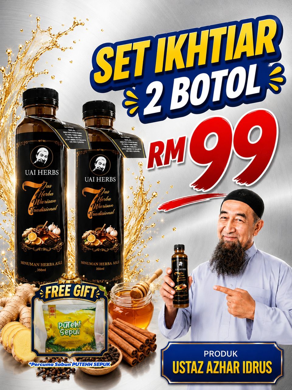 Pakej 2 Botol