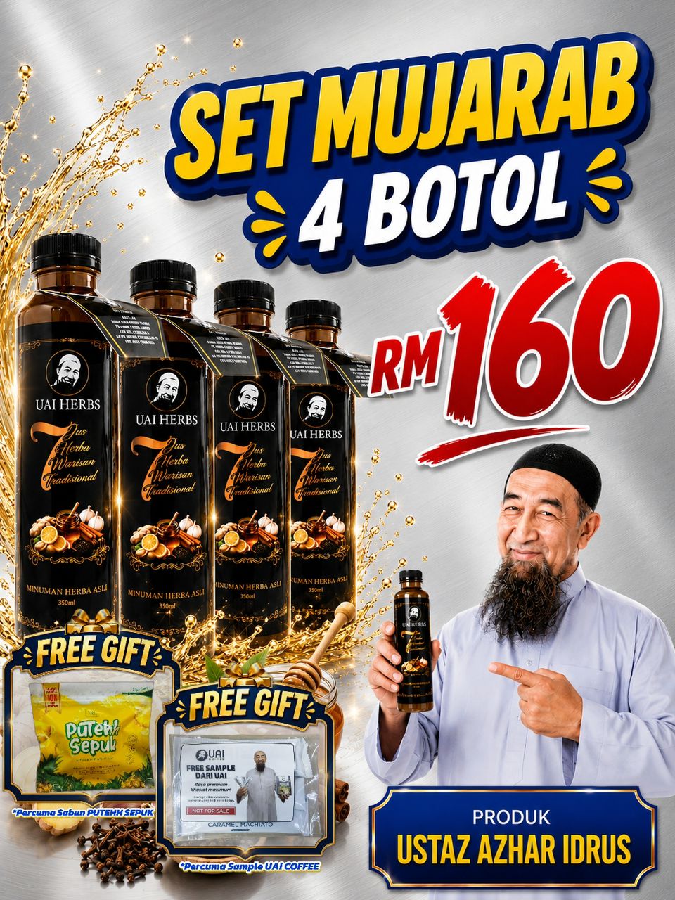 Pakej 4 Botol
